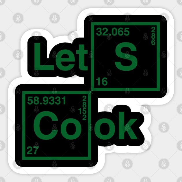 Breaking Bad - Let's Cook Sticker by RebelPrint